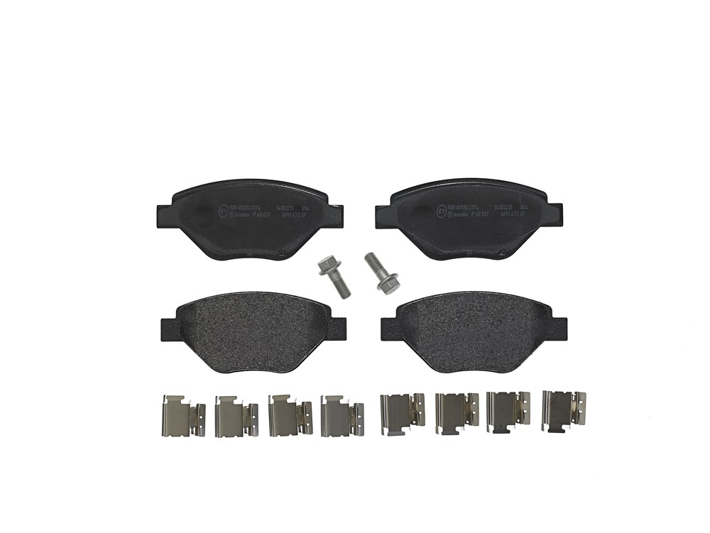 BREMBO Bremseklodser p68031 for RENAULT