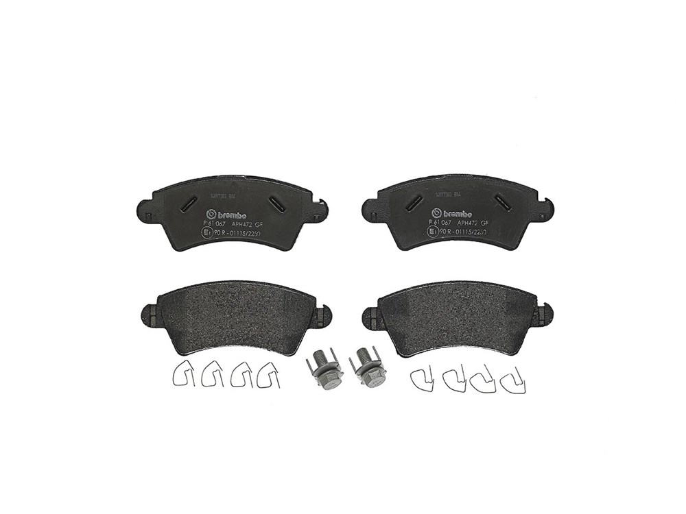 BREMBO Bremseklodser p61067 for PEUGEOT