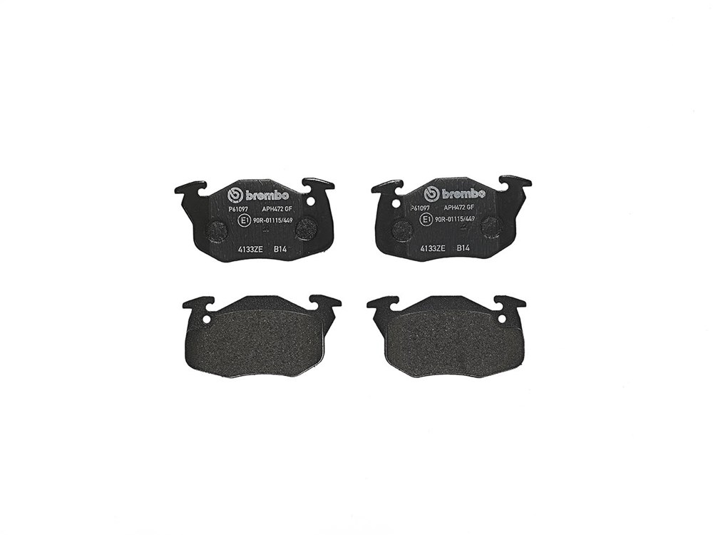 BREMBO Bremseklodser p61097 for PEUGEOT