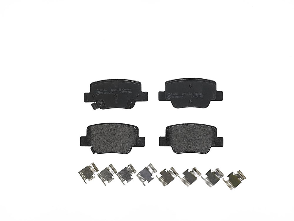 BREMBO Bremseklodser p83114 for TOYOTA