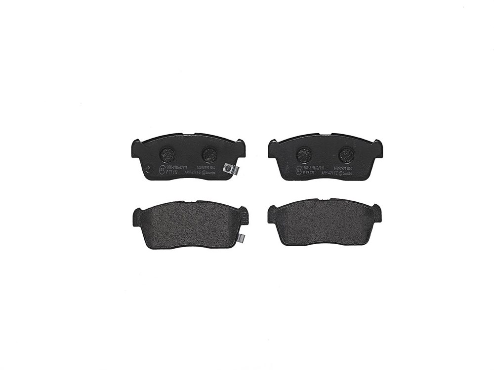 BREMBO Bremseklodser p79012 for DAIHATSU TOYOTA MITSUBISHI MAZDA SUBARU NISSAN SUZUKI MARUTI SUZUKI