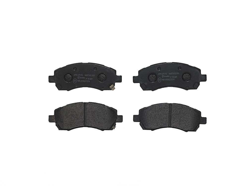 BREMBO Bremseklodser p78009 for SUBARU