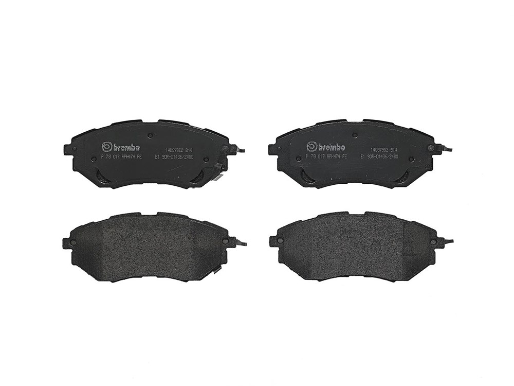 BREMBO Bremseklodser p78017 for SUBARU