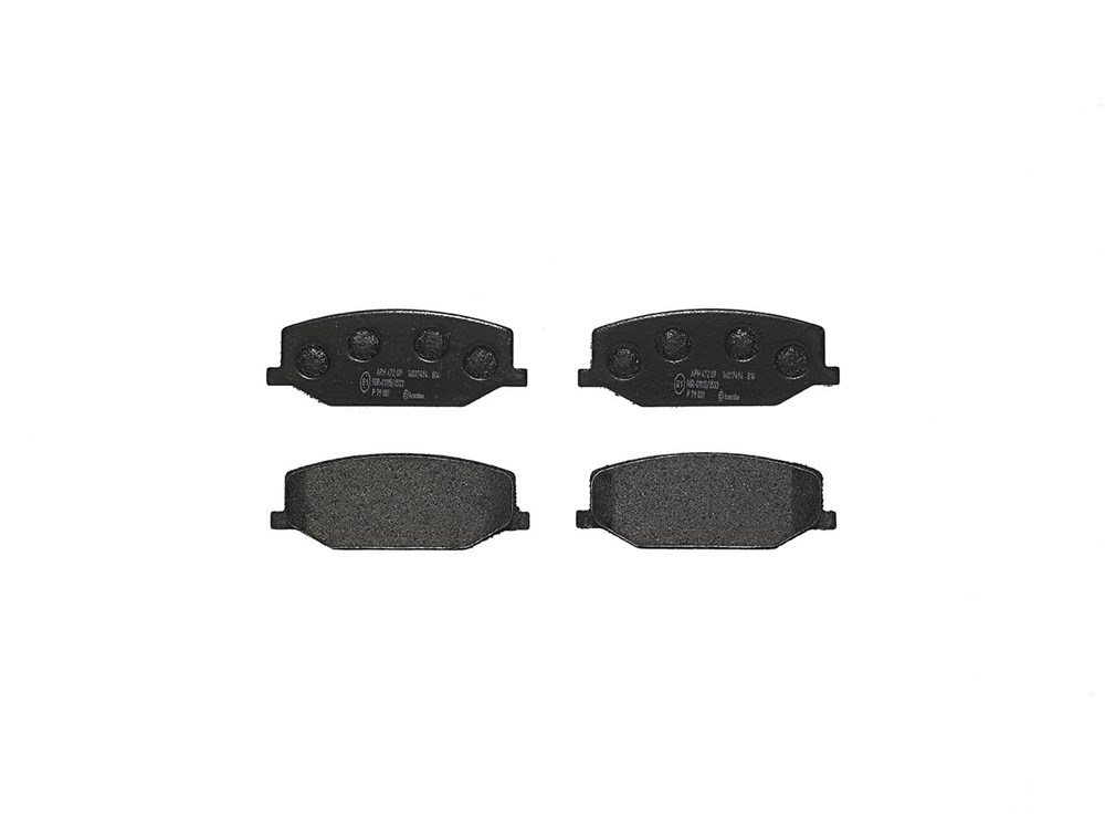 BREMBO Bremseklodser p79001 for MAZDA NISSAN SUZUKI