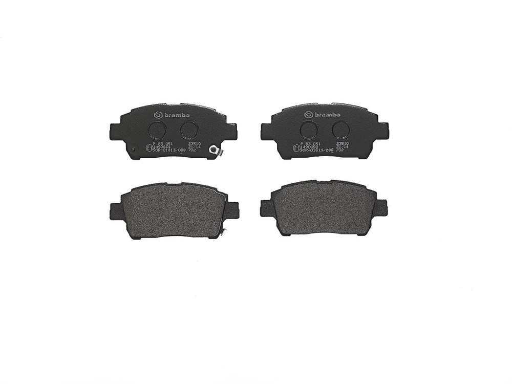 BREMBO Bremseklodser p83051 for GREAT WALL ENGLON BYD TOYOTA FENGXING DONGFENG