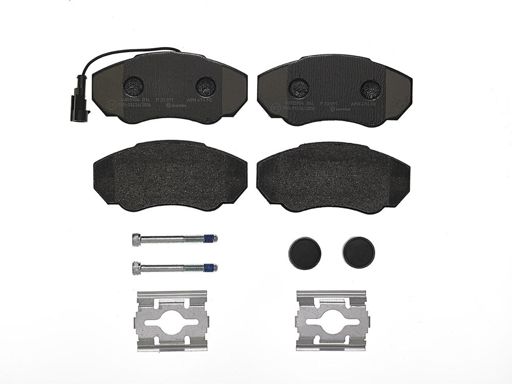 BREMBO Bremseklodser p23091 for PEUGEOT FIAT