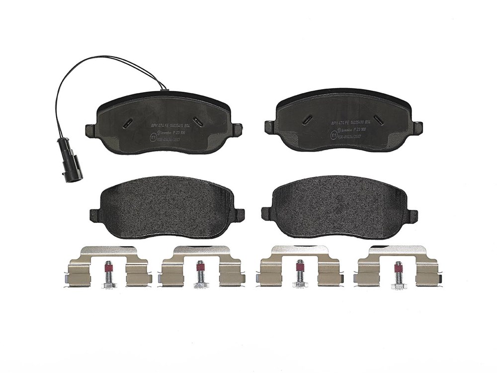 BREMBO Bremseklodser p23100 for FIAT