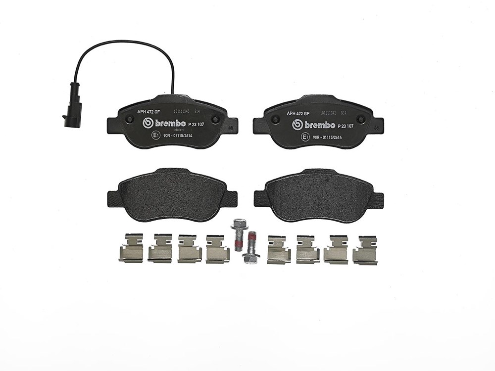 BREMBO Bremseklodser p23107 for FORD FIAT