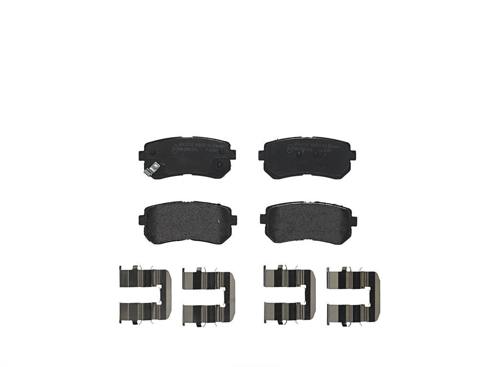 BREMBO Bremseklodser p30046 for HYUNDAI