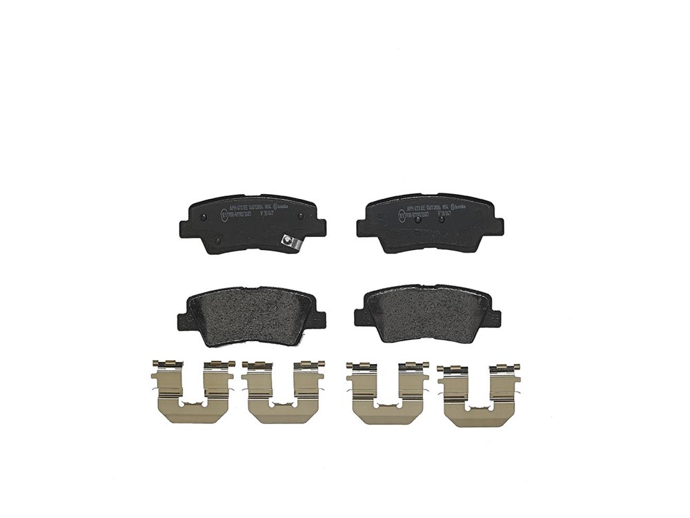 BREMBO Bremseklodser p30047 for GEELY SSANGYONG HYUNDAI KIA CHANGAN HYUNDAI (BEIJING) EMGRAND KIA (DYK)