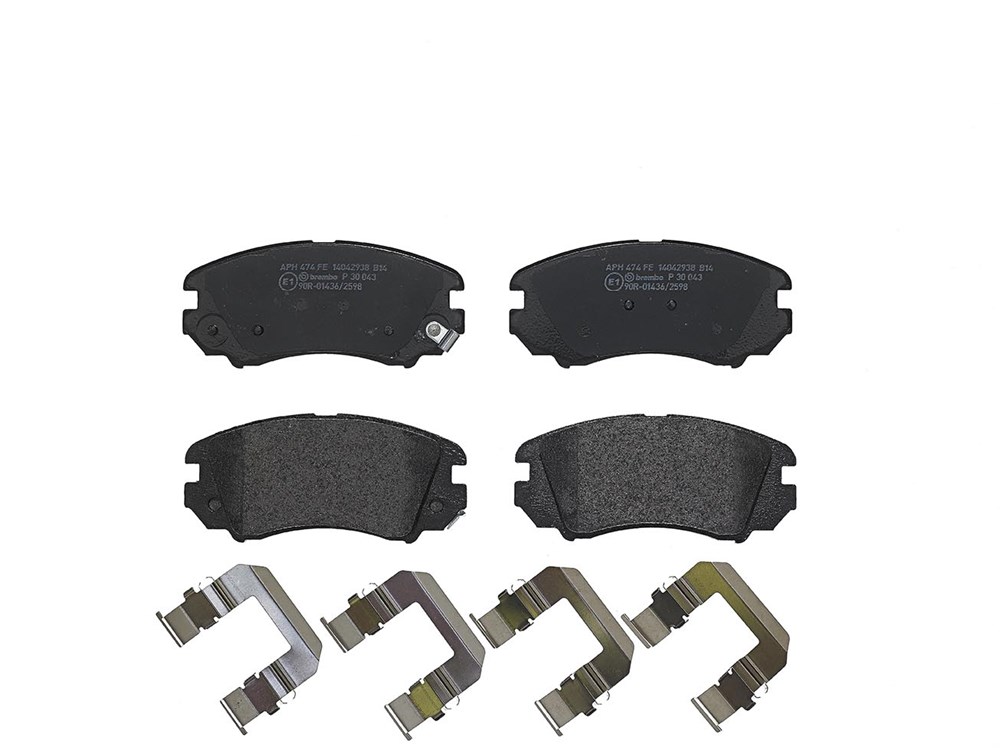 BREMBO Bremseklodser p30043 for KIA