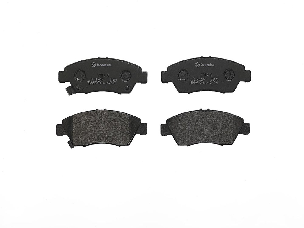BREMBO Bremseklodser p28023 for ISUZU HONDA NISSAN ACURA
