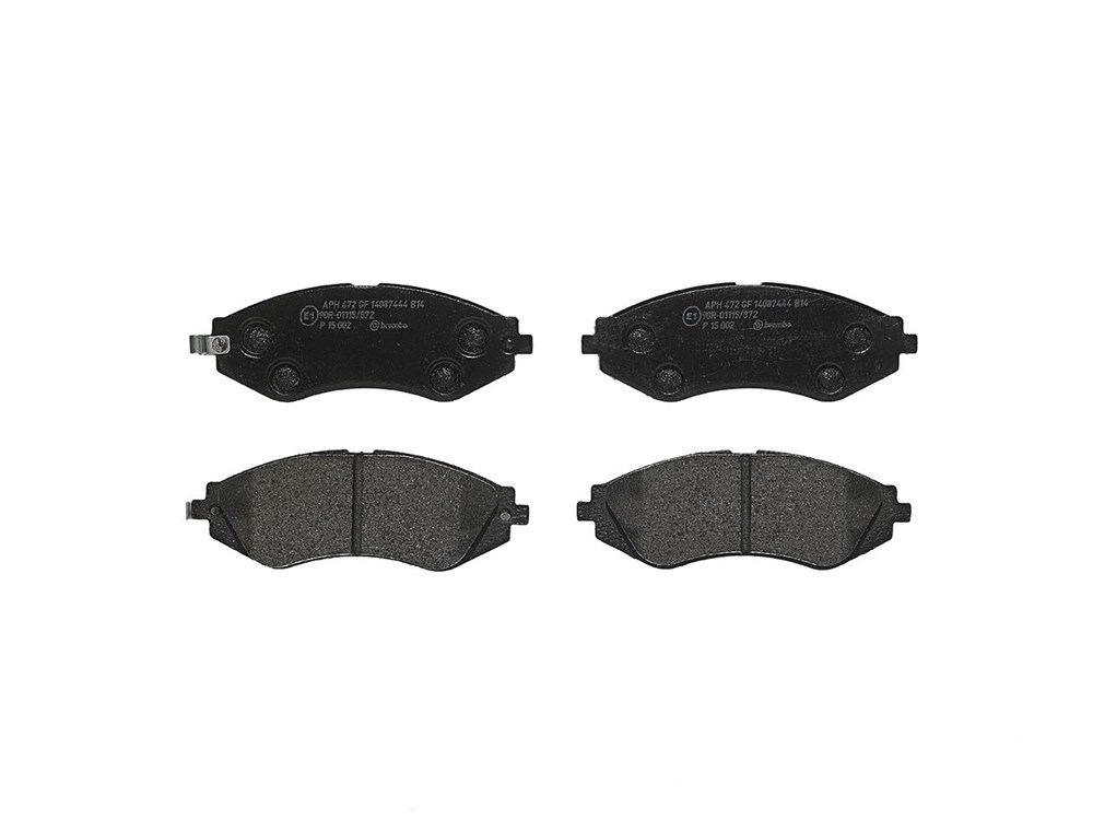 BREMBO Bremseklodser p15002 for BUICK (SGM) CHEVROLET (SGM) CHEVROLET DAEWOO SUZUKI