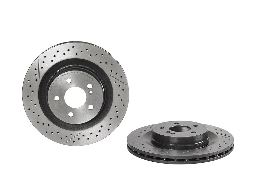 BREMBO Bremseskive 09a32611 lukket/perforeret 330mm 26mm for MERCEDES-BENZ