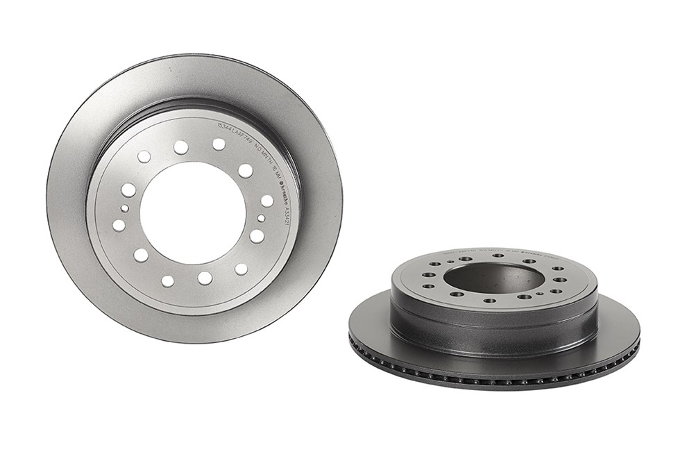 BREMBO Bremseskive 09a33421 312mm 18mm for TOYOTA (FAW) TOYOTA