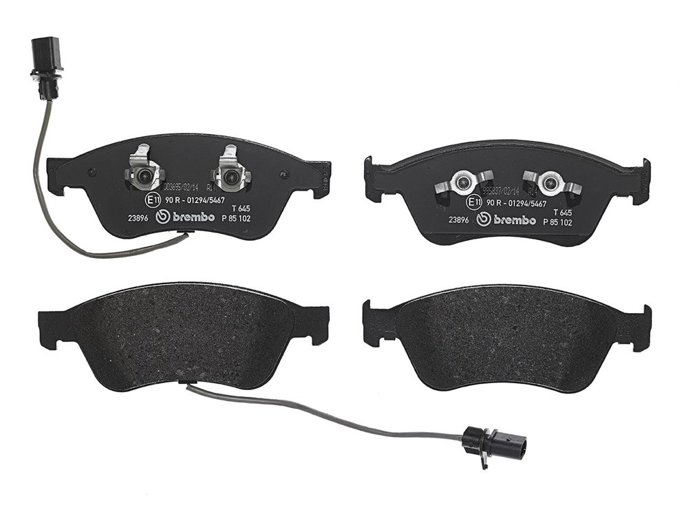 BREMBO Bremseklodser p85102 for VW SKODA AUDI