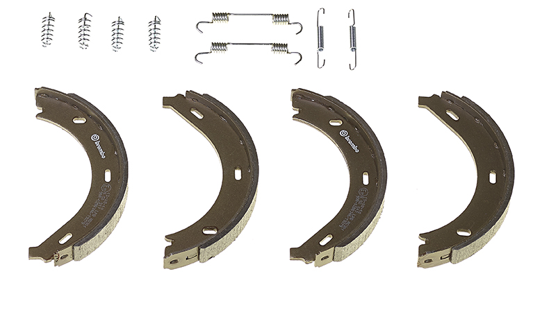 BREMBO Bremsebakkesæt, parkeringsbremse s50517