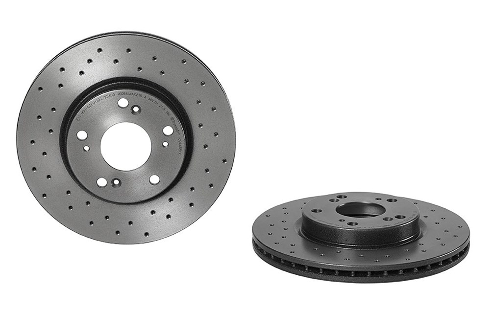 BREMBO Bremseskive 09a4551x 282mm 23mm for HONDA CIIMO