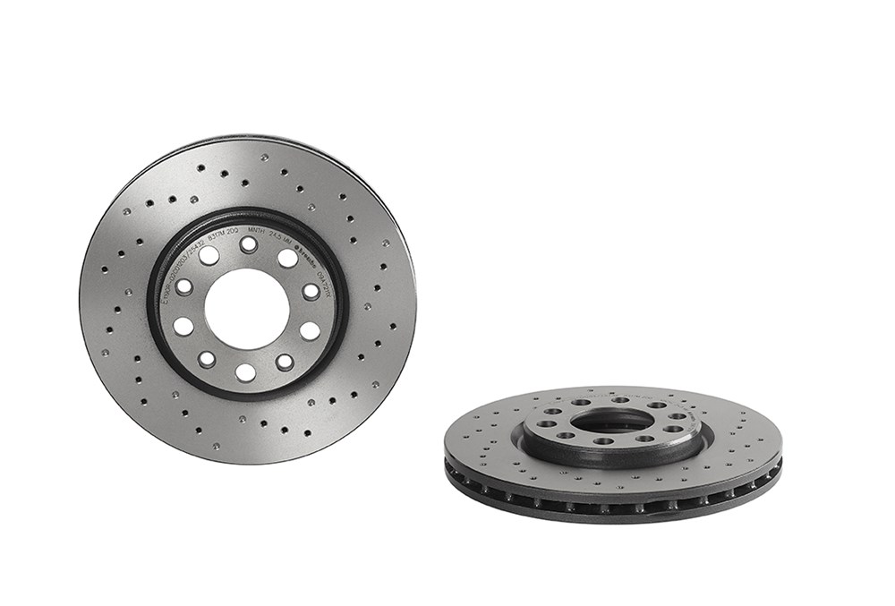 BREMBO Bremseskive 09a7211x 281mm 26mm for ALFA ROMEO FIAT JEEP