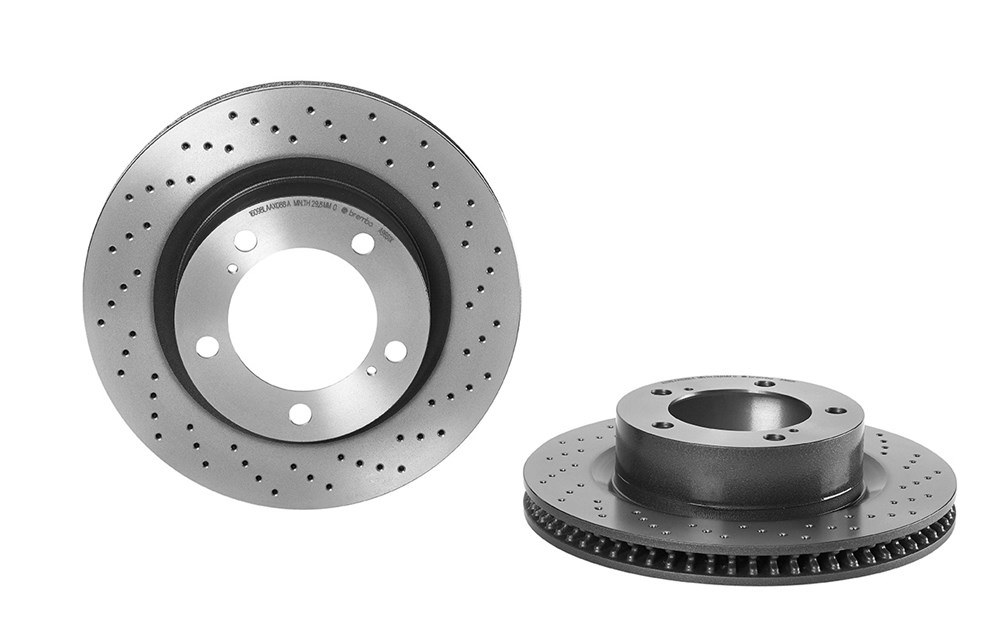BREMBO Bremseskive 09a9661x 340mm 32mm for TOYOTA (FAW)