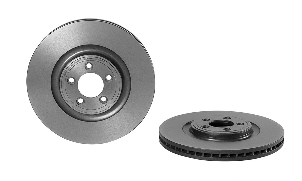 BREMBO Bremseskive 09b55611 355mm 32mm for JAGUAR