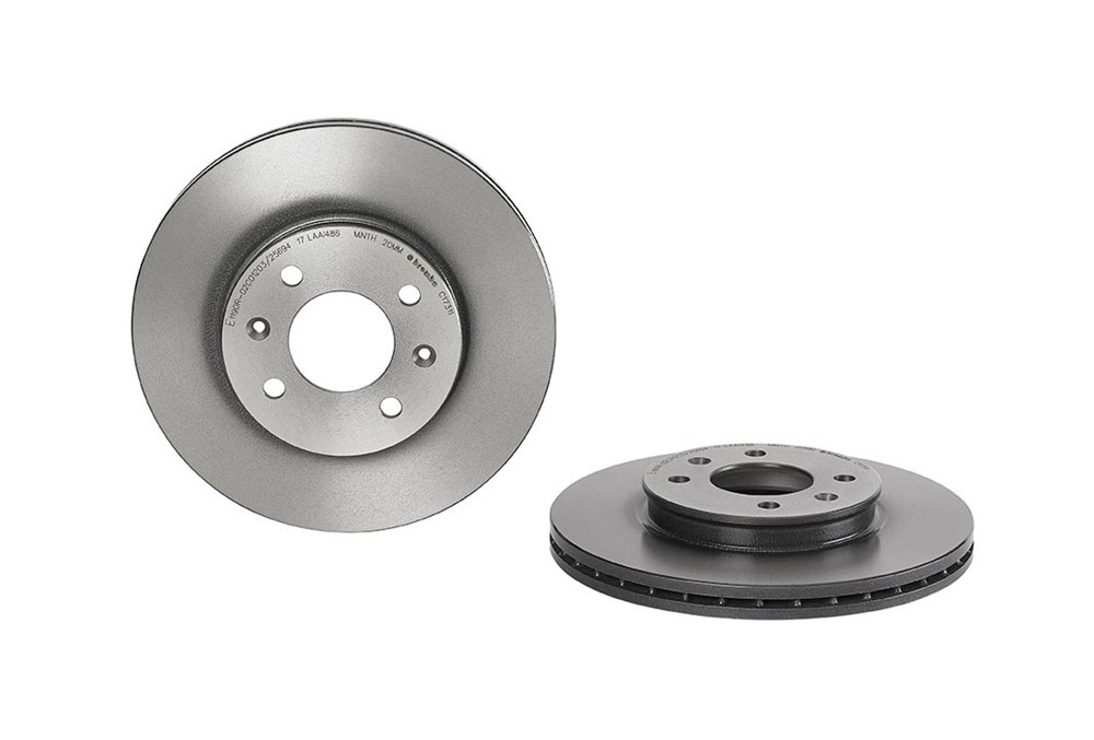BREMBO Bremseskive 09c17311 256mm 22mm for KIA