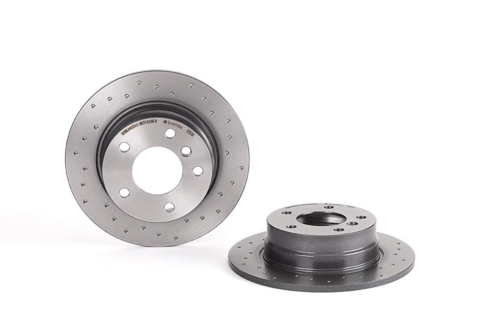 BREMBO Bremseskive 0897871x perforeret 280mm 10mm for BMW