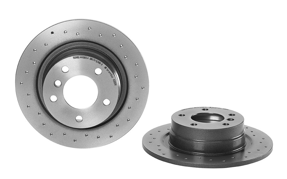 BREMBO Bremseskive 08a2051x perforeret 296mm 10mm for BMW (BRILLIANCE) BMW