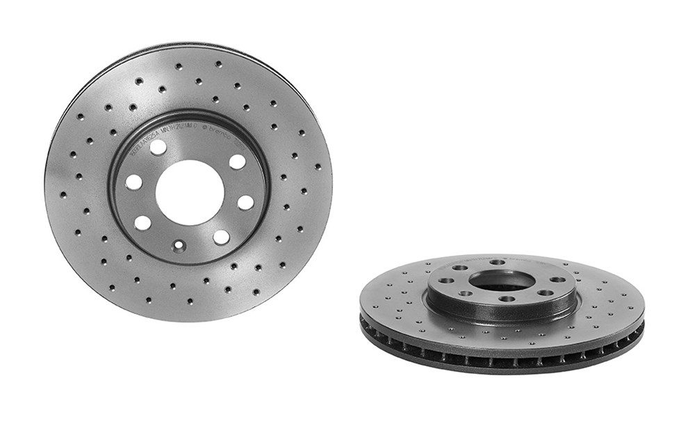BREMBO Bremseskive 0976281x 256mm 24mm for OPEL CHEVROLET VAUXHALL