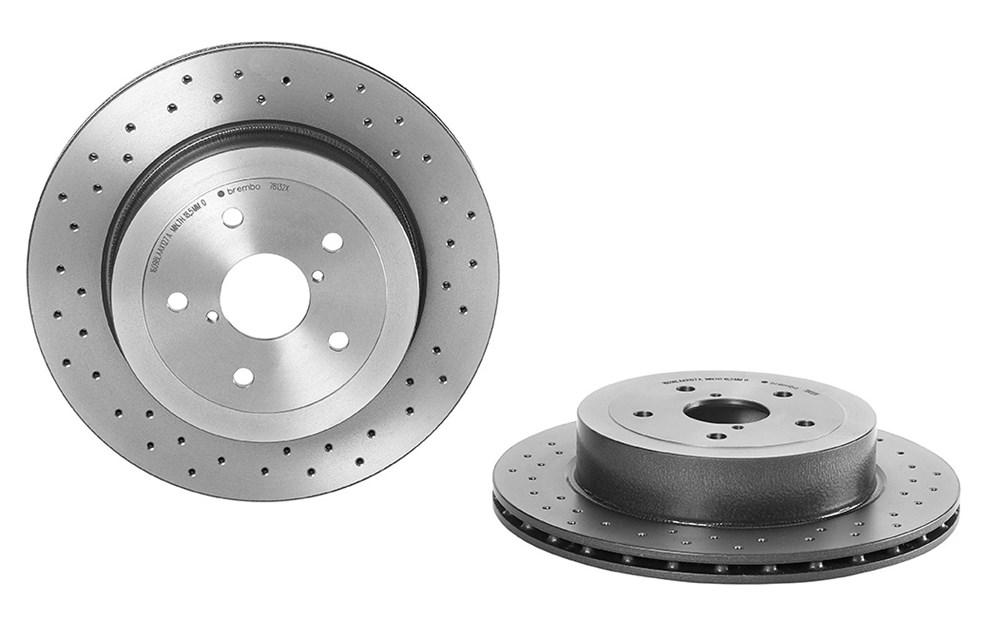 BREMBO Bremseskive 0978132x 316mm 20mm for SUBARU