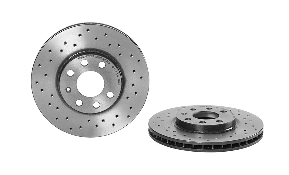 BREMBO Bremseskive 0986011x 260mm 24mm for OPEL CHEVROLET VAUXHALL