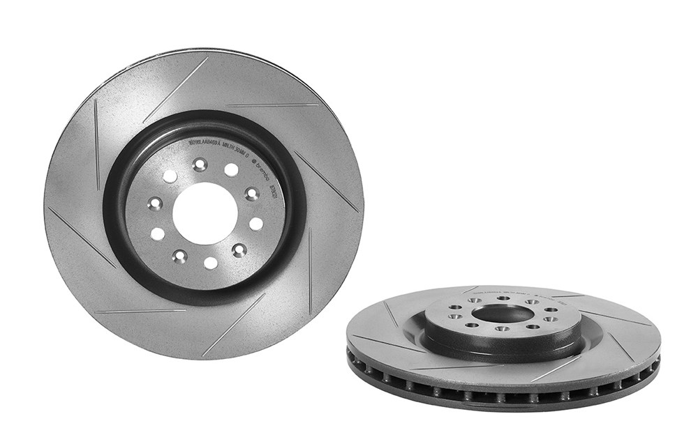 BREMBO Bremseskive 09878021 lukket 355mm 32mm for ASTON MARTIN