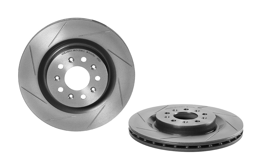 BREMBO Bremseskive 09878121 lukket 330mm 28mm for ASTON MARTIN