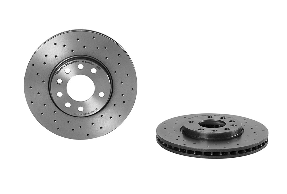 BREMBO Bremseskive 0991651x 285mm 25mm for OPEL BAIC VAUXHALL