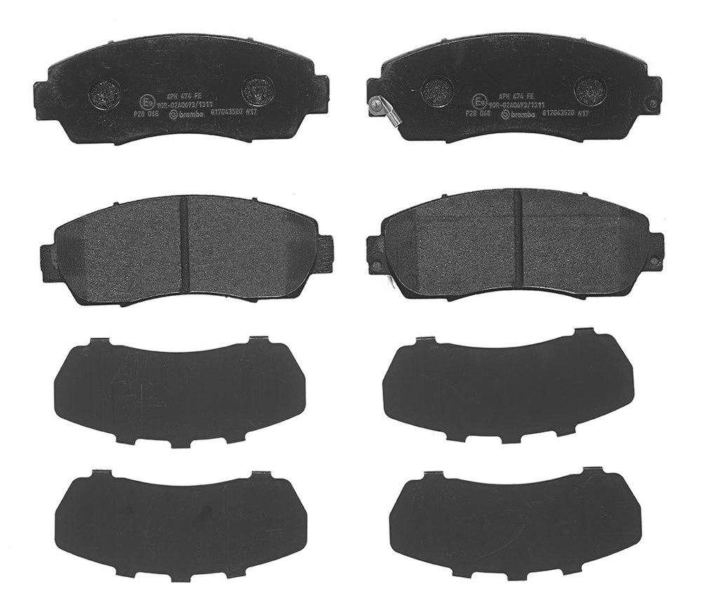BREMBO Bremseklodser p28068 for GEELY JETOUR HONDA ACURA SUBARU CHANGAN HAVAL BAIC HUANSU XPENG AEOLUS