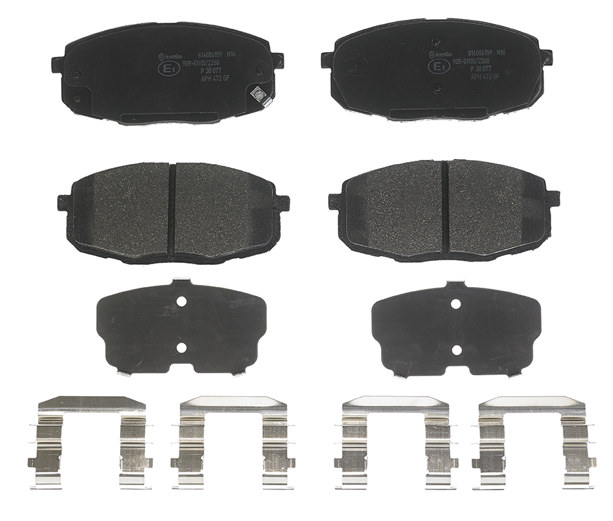 BREMBO Bremseklodser p30077 for HYUNDAI KIA CHANGAN HYUNDAI (BEIJING) KIA (DYK)