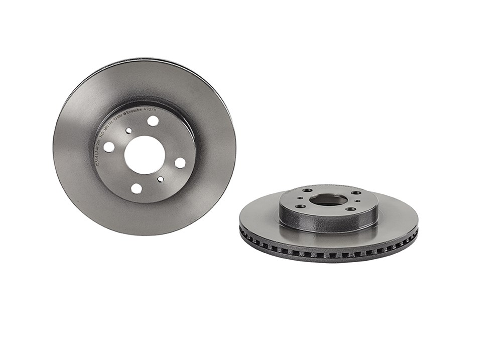BREMBO Bremseskive 09a70711 255mm 22mm for TOYOTA PERODUA TOYOTA (GAC) TOYOTA (FAW)