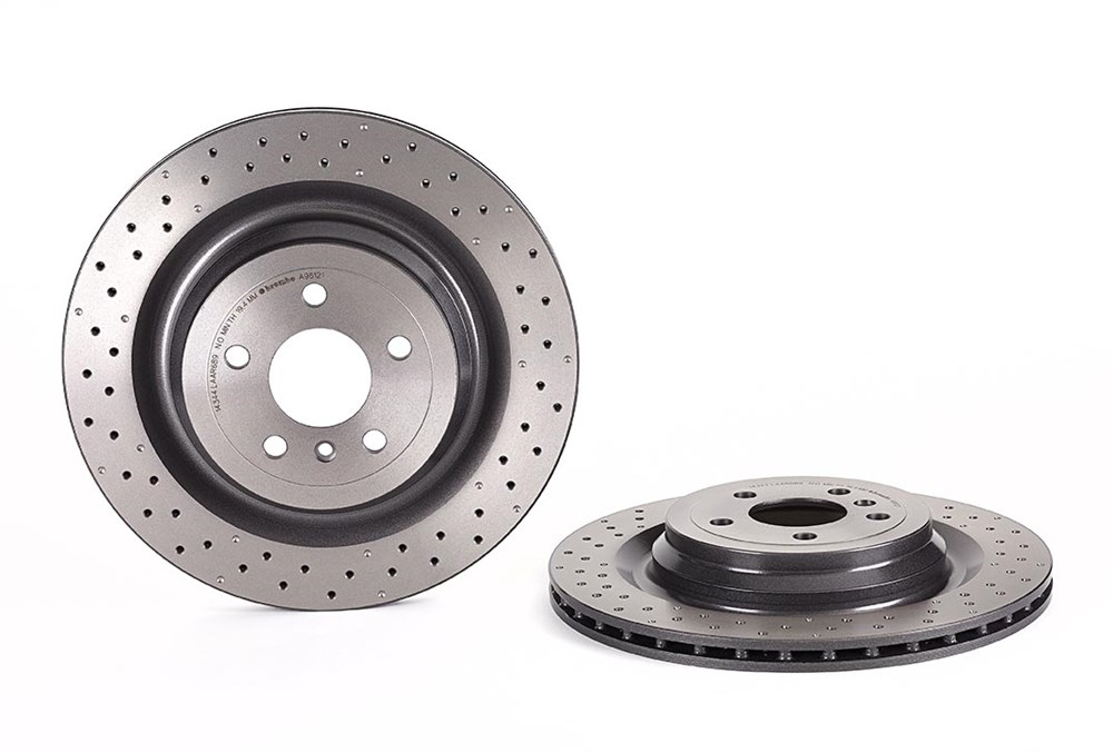 BREMBO Bremseskive 09a96121 345mm 22mm for MERCEDES-BENZ BRABUS