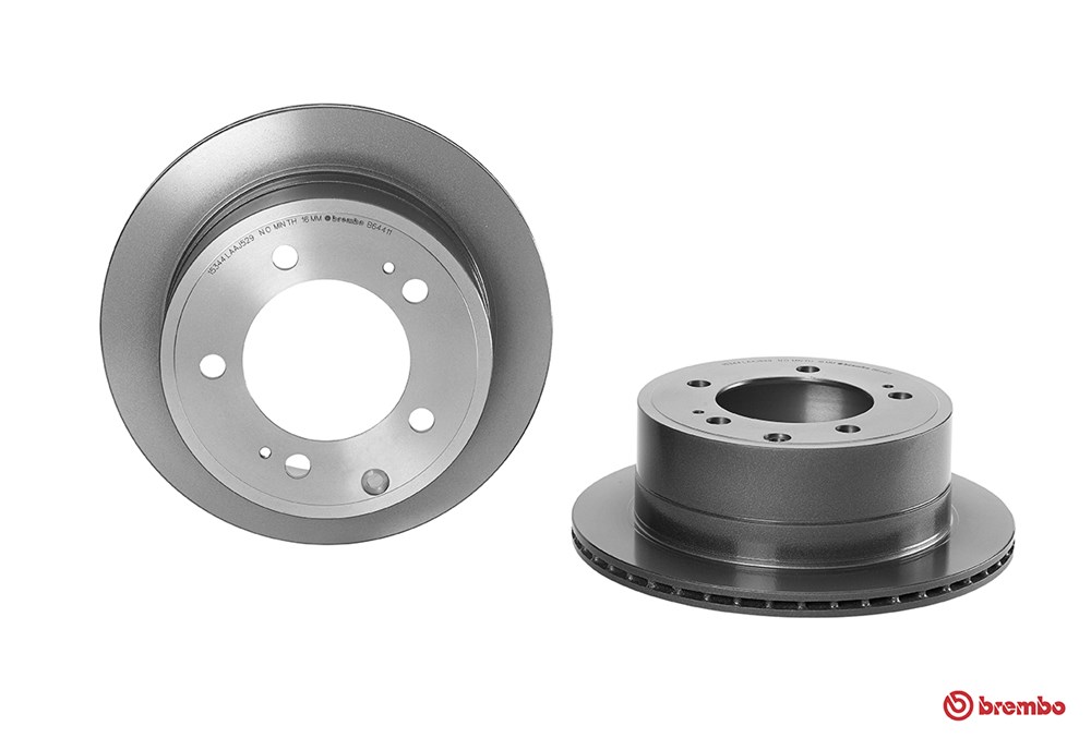 BREMBO Bremseskive 09b64411 312mm 18mm for TOYOTA