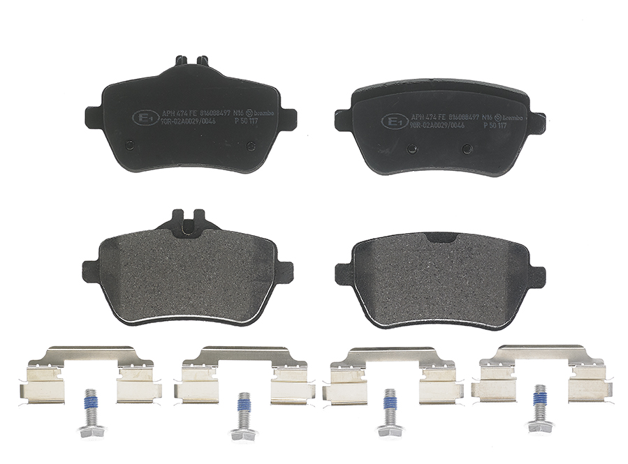 BREMBO Bremseklodser p50117 for MERCEDES-BENZ