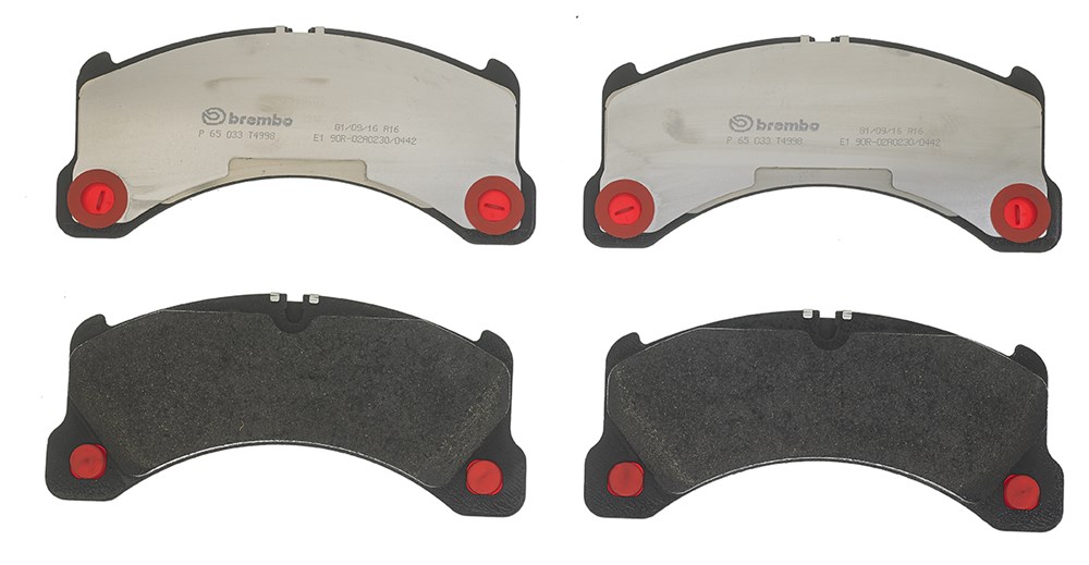 BREMBO Bremseklodser p65033 for PORSCHE