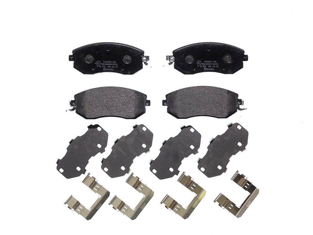 BREMBO Bremseklodser p78021 for SUBARU TOYOTA