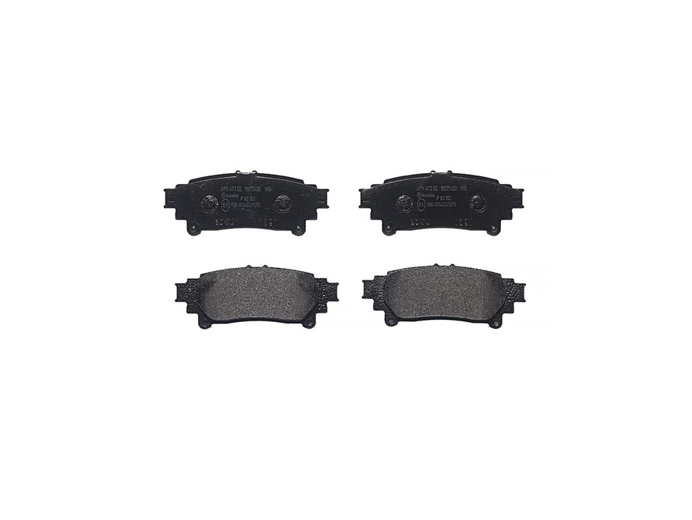 BREMBO Bremseklodser p83152 for TOYOTA DAIHATSU LEXUS TOYOTA (FAW)