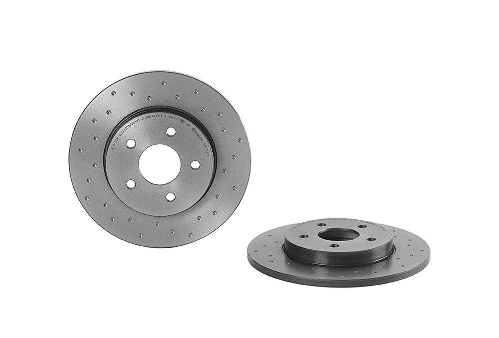 BREMBO Bremseskive 0897341x perforeret 280mm 12mm for FORD JAGUAR