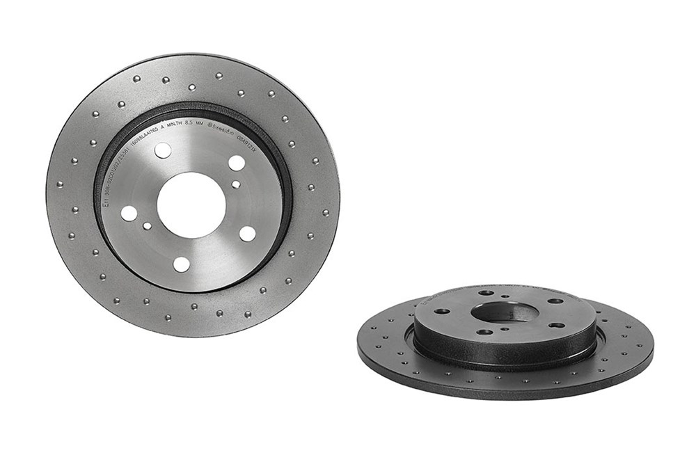 BREMBO Bremseskive 08a9121x perforeret 270mm 10mm for TOYOTA