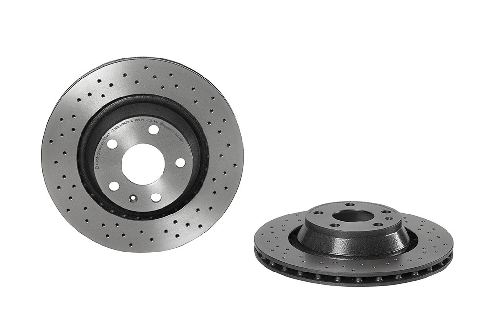 BREMBO Bremseskive 0997681x 310mm 22mm for AUDI