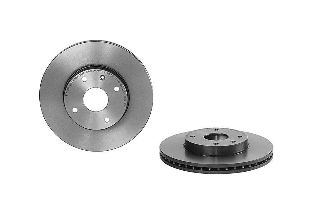 BREMBO Bremseskive 09a91811 278mm 24mm for DAEWOO SUZUKI