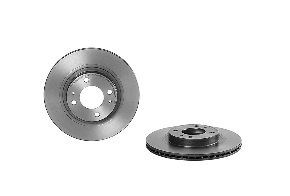 BREMBO Bremseskive 09c17511 257mm 17mm for PEUGEOT MITSUBISHI