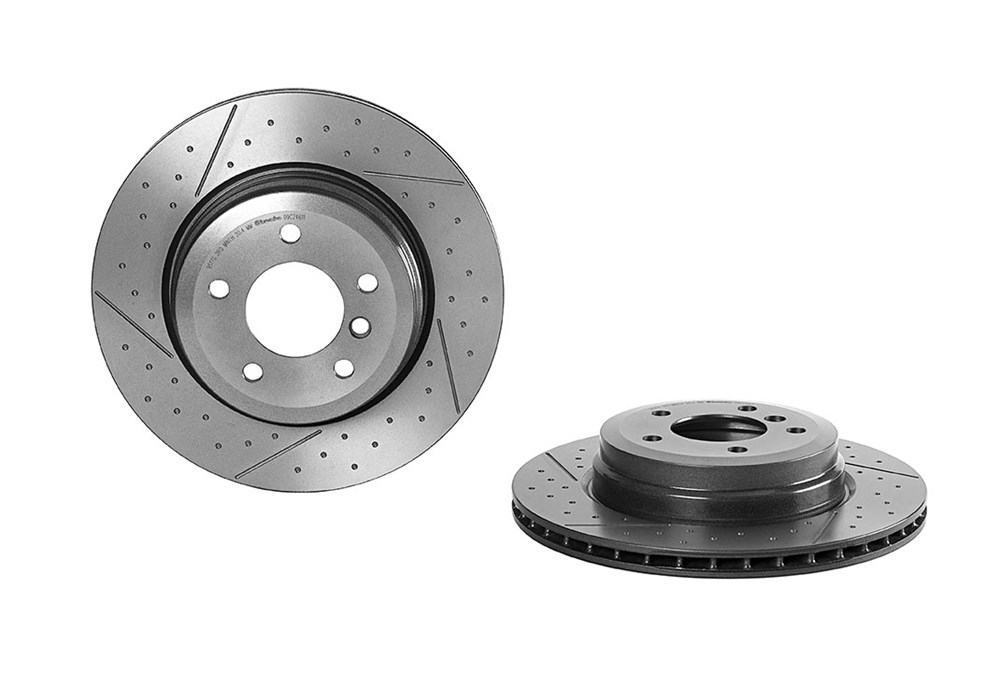 BREMBO Bremseskive 09c24611 lukket/perforeret 324mm 22mm for BMW