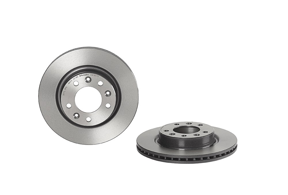 BREMBO Bremseskive 09c65711 266mm 22mm for PEUGEOT